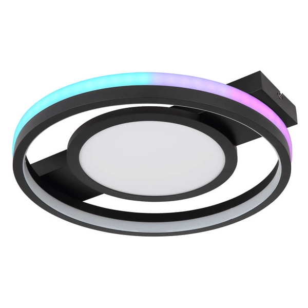 Plafon okrągły Gisell 41393-40 LED 40W 3000-6500K ściemniacz czarny