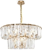 Regulowana lampa wisząca Puntes MOD043PL-12G crystal przeźroczysta