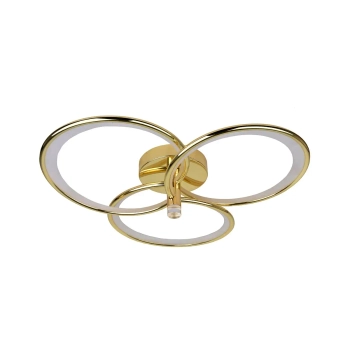 Pierścieniowy plafon Azina LP-4852/3C GD LED 27W 3000-6000K złoty