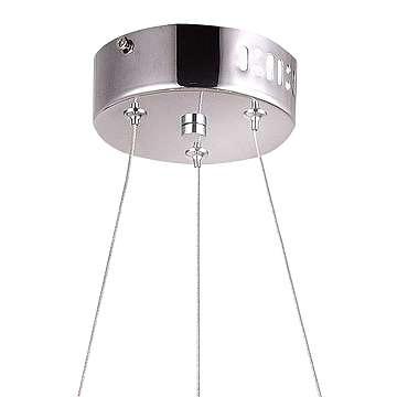 Lampa wisząca LUNE 31-64592 metalowa LED 18W 4000K pierścień ring chrom