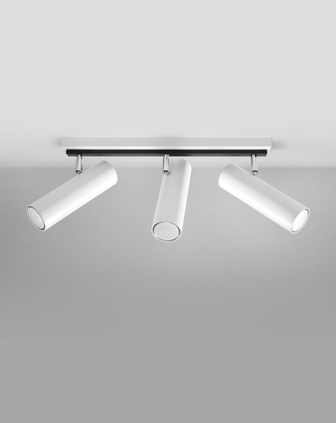 LAMPA sufitowa Direzione SL.0497 Sollux metalowa OPRAWA listwa SPOT regulowane tuby białe