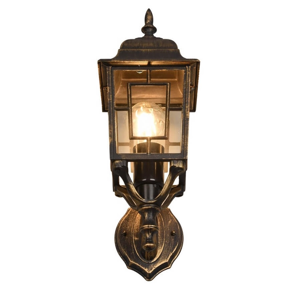 Zewnętrzna lampa ścienna Volturno 205960128 IP23 latarnia rdzawy