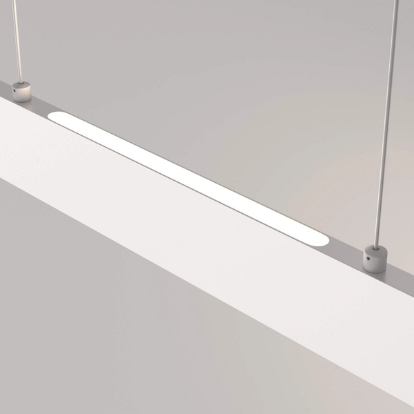 Podłużna lampa wisząca Step P010PL-L23W LED 23W 3000K listwa biała