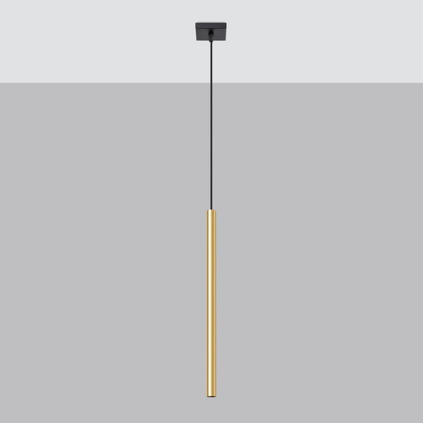 Wisząca lampa nad stół Pastelo SL.1195 kuchenna złota czarna