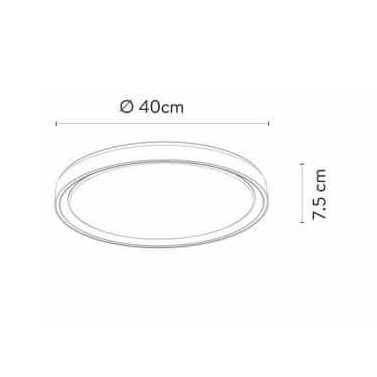 Plafoniera LAMPA sufitowa NURIA 79182/24/31 Lucide natynkowa OPRAWA okrągła LED 18W 2700K plafon biały