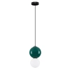 Porcelanowa lampa wisząca kula JORELIA LE45253 LED 6W 3000K zielona biała