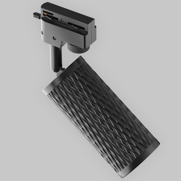 Lampa szynowa Focus TR011-1-GU10-B 1-fazowa regulowana czarna