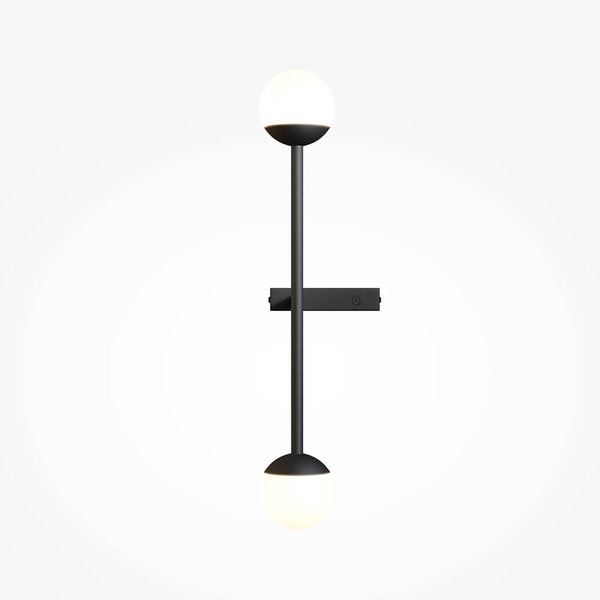 Kinkiet naścienny Touch MOD285WL-L10B3K LED 10W 3000K czarny biały