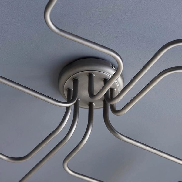 Wielopunktowa lampa sufitowa Hal 81610 retro miedziany cyna