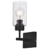 Lampa ścienna Prudence 2671 Rabalux czarna przezroczysta