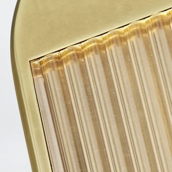 Ledowy kinkiet ryflowany Palais QN-PALAIS-WM-VBS LED 17W 3000K mosiądz