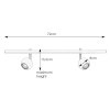 LAMPA sufitowa EXPAND 107974 Markslojd reflektorki kule balls czarne