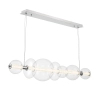 Kulista lampa wisząca Atomo QN-ATOMO-LP7-PC LED 46W 3000K srebrny