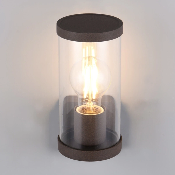 Przyścienna lampa tuba Bonito R21599124 IP44 czujnik brązowy