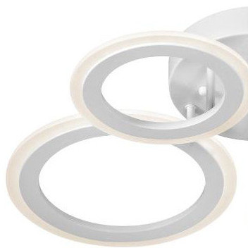 Minimalistyczna lampa sufitowa W7108-2+2 plafon LED 84W biały
