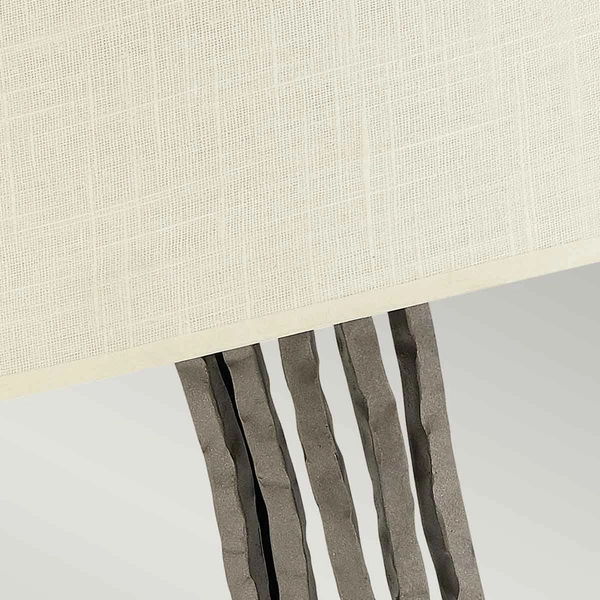 Lampa na ściane Spyre HK-SPYRE2-MMB Hinkley tkanina brązowy beżowy