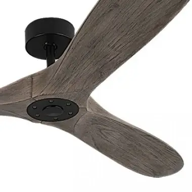 Ekologiczny wentylator sufitowy 20259 funkcja lato/zima drewniany czarny