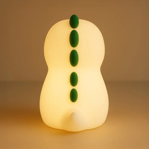 Dziecięca lampka nocna Dino ML2265 LED 1W 3000K RGB dinozaur biały