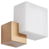 Lampa ścienna CUBO ST-DL-8537 gold LED 3W 3000K kostka złota biała