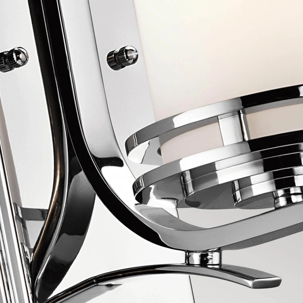 Ścienna lampa do łazienki Hendrik KL-HENDRIK1-BATH IP44 biała chrom