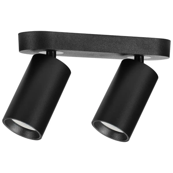 Sufitowa punktowa lampa Yorli 73082 cylindryczna tuba czarny