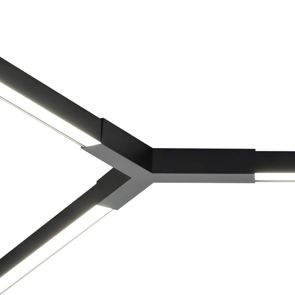 Sufitowa lampa metalowa Trikal 5225 LED 51W 3000K śmigło czarny