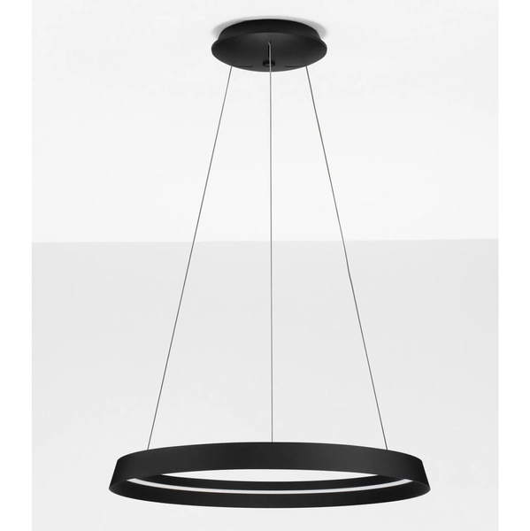 Ściemnialna lampa wisząca BATALLAS LE44783 LED 52W 3000K czarny