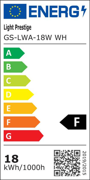 Kinkiet ścienny nad lustro Ibros GS-LWA-18W WH CCT Light Prestige LED 18W 3000K IP44 biały