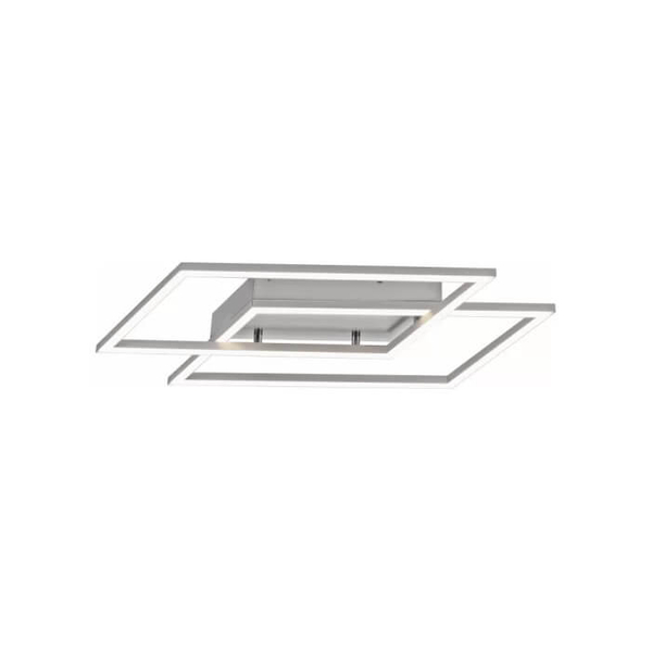 Sufitowa lampa Inigo kwadratowe ramki LED 24W 3000K aluminium