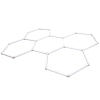 Nowoczesna lampa sufitowa Geometric LP-0209/5C 4K LED 4000K IP44 biały