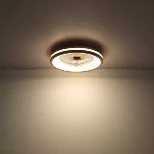 Sufitowa lampa GATIAN 03650 LED 30W 2700-6500K wentylator drewniany biały