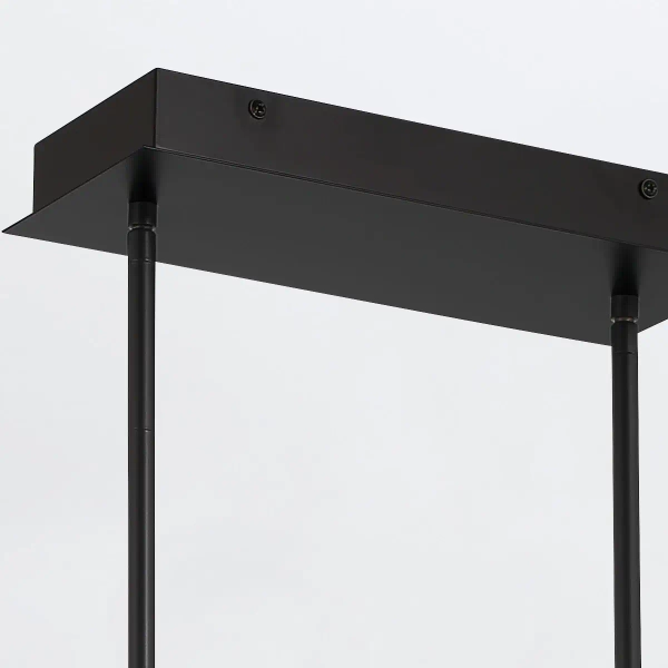 Prostokątna lampa wisząca Inizio QN-INIZIO-LP-S-BK LED 46W 3000K czarny