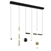 Designerska lampa wisząca Melita 331510680 LED 21W 2300-4000K czarny złoty