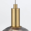 Okrągła lampa wisząca Palmas QN-PALMAS-1MP-BG LED 12W 3000K złota
