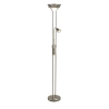 Podłogowa lampa stalowa DETROIT metalowa na peszlu do salonu 111241