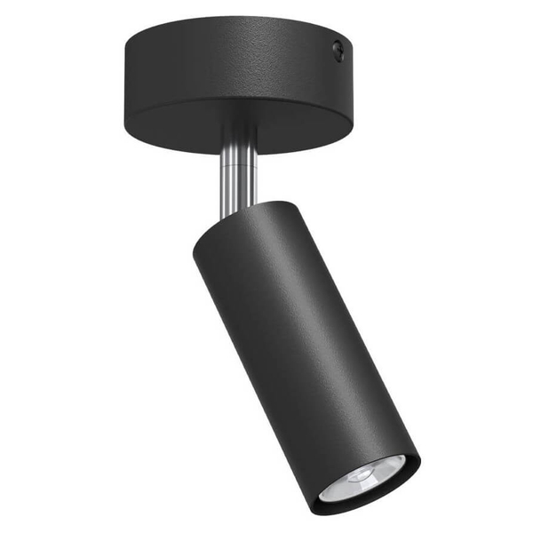 Sufitowa lampa tuba Point 2284 BROSline regulowany do sypialni czarny
