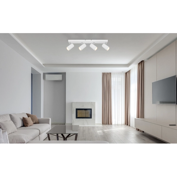 Sufitowa lampa spot Robby 57911-4W do sypialni biała