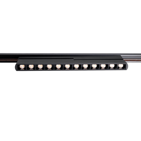 Sufitowa lampa magnetyczna do szynoprzewodów MAX N0005Z LED 12W 3000K czarna