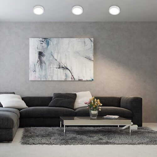 Oczko nasufitowe do jadalni SHAUN2 71205 LED 15W 3000K białe