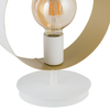 Nocna lampka nowoczesna HOOP 50282 Sigma minimalistyczna stołowa biała
