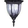 Zewnętrzna LAMPA ścienna Vasco K-5007A/N down czarny Kaja kinkiet OPRAWA klasyczna elewacyjna outdoor IP44 czarna
