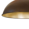 LAMPA wisząca ROSALIA MDM-2646/1 BR+GD Italux metalowa OPRAWA industrialna ZWIS brąz przecierany