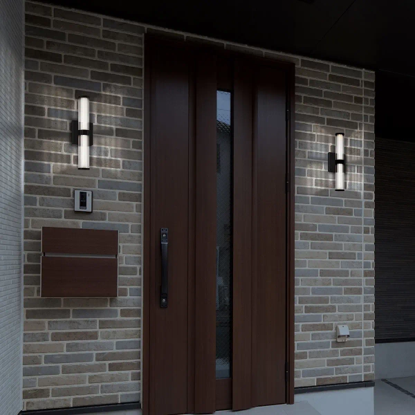 Łazienkowy kinkiet Fayton QN-FAYTON-S-BK LED 14W 3000K IP44 rurka czarny