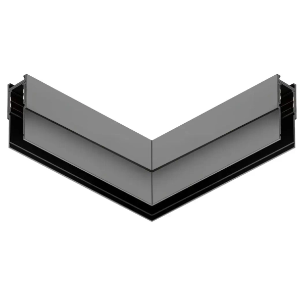 Boczny łącznik narożny do szyn Magnetic Track ML2184 czarny