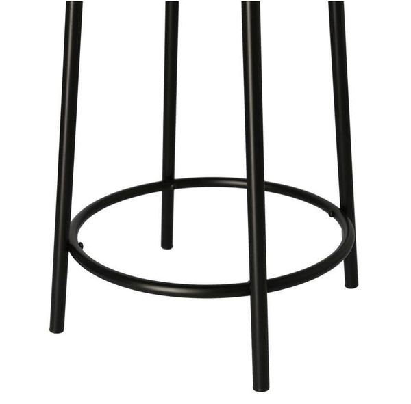 Elegancka lampa podłogowa Tegola do sypialni czarna złota