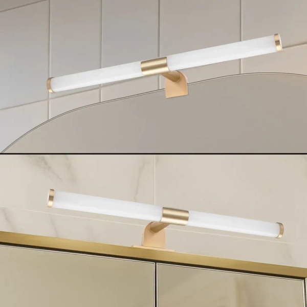 Nowoczesny kinkiet do łazienki Apa ML2253 LED 6W 4000K IP44 złoty