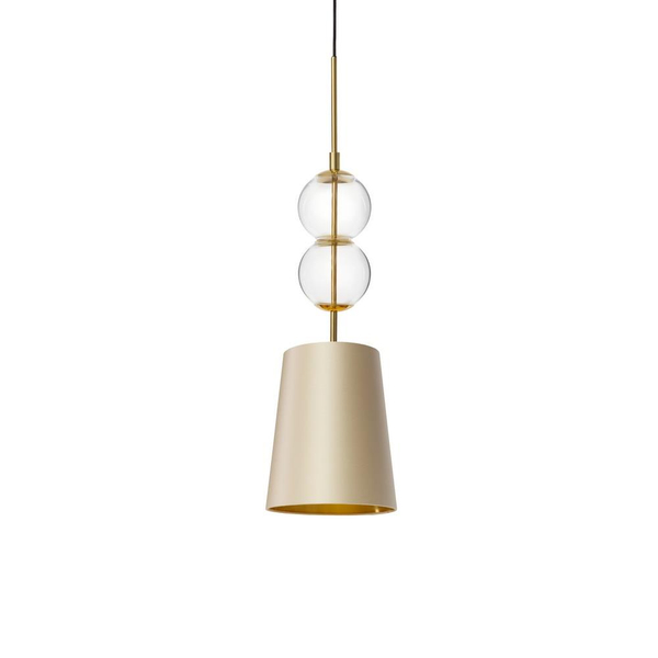 Nowoczesna lampa wisząca COCO 11103107 żyrandol szampański