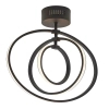 Sufitowa lampa okręgi Avali 80682 LED 24,12W 3000K czarny biały