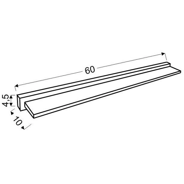 Ścienna lampa łazienkowa SUMO 21-53268 LED 12W 6000K - 6500K listwa chrom