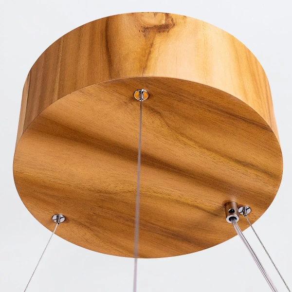 Zwieszana lampa Horizon QN-HORIZON-RING-LED-80-TEAK LED 58W 3000K brązowy